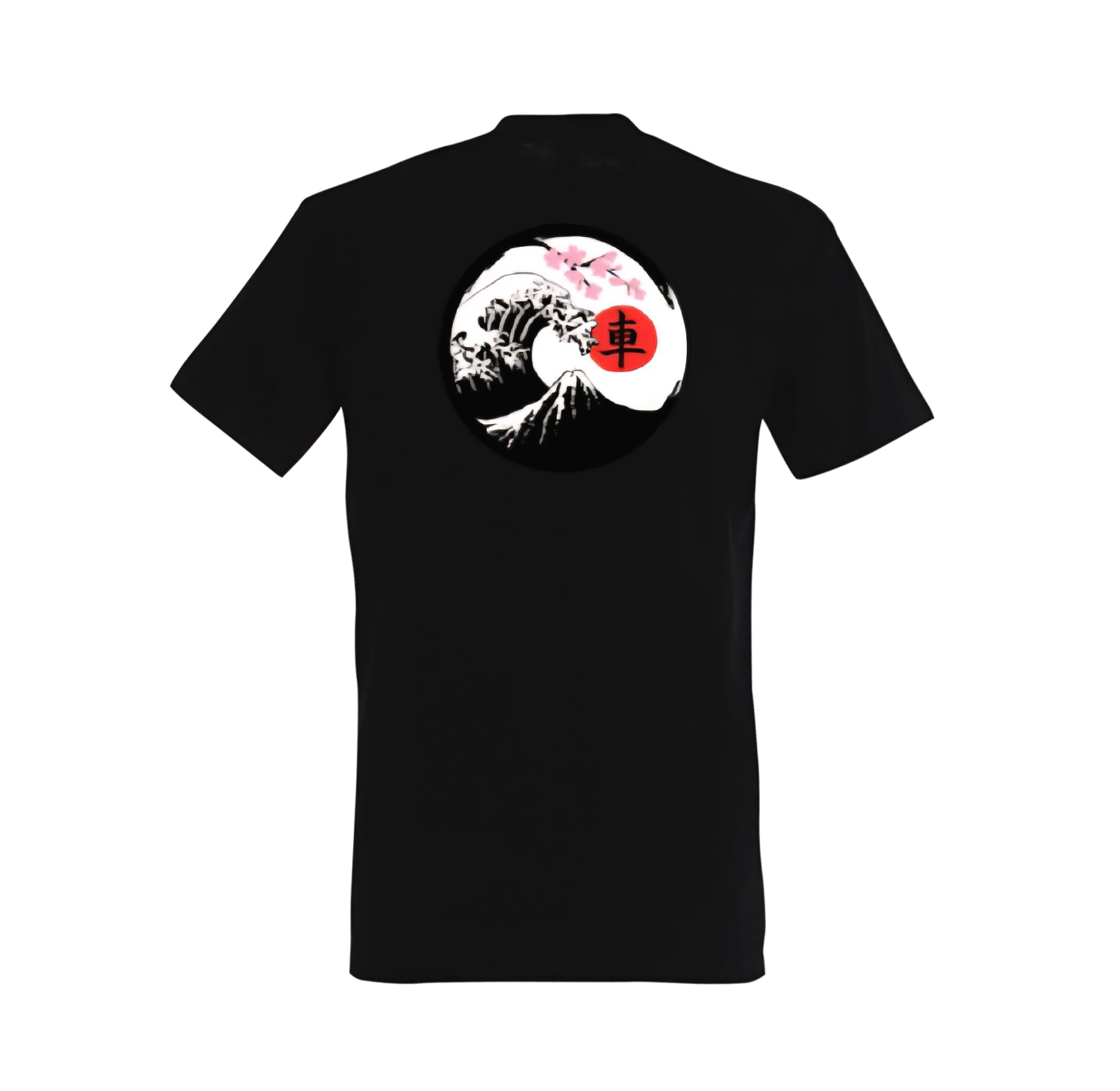 T-Shirt Noir Vague KurumAzura